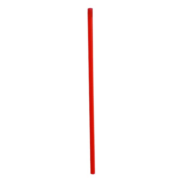 Boardwalk Jumbo Straws, 7.75", Polypropylene, Red, PK2500 BWKJSTUW775RED - main